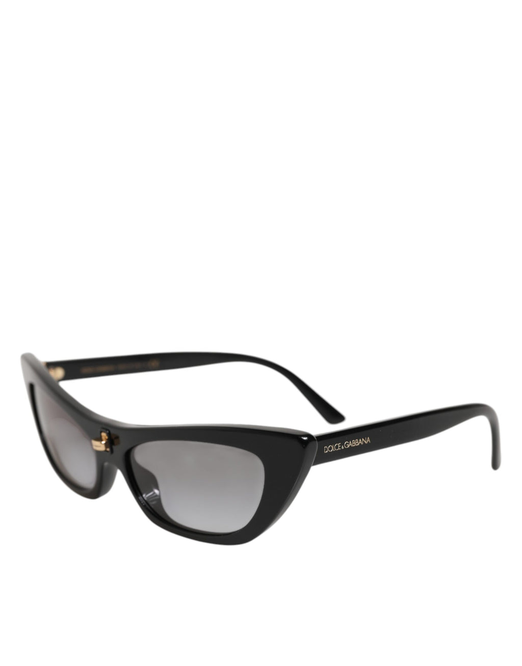 Dolce & Gabbana Schwarze Re-Edition DNA Cat-Eye Sonnenbrille