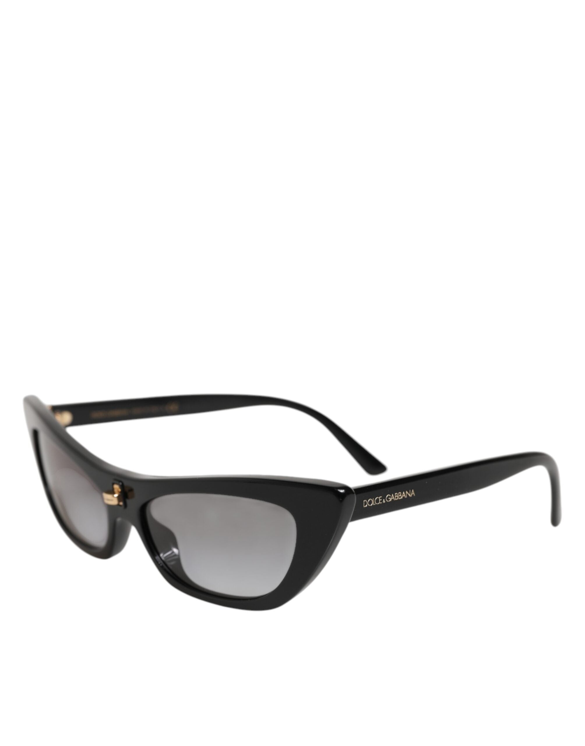 Dolce & Gabbana Schwarze Re-Edition DNA Cat-Eye Sonnenbrille