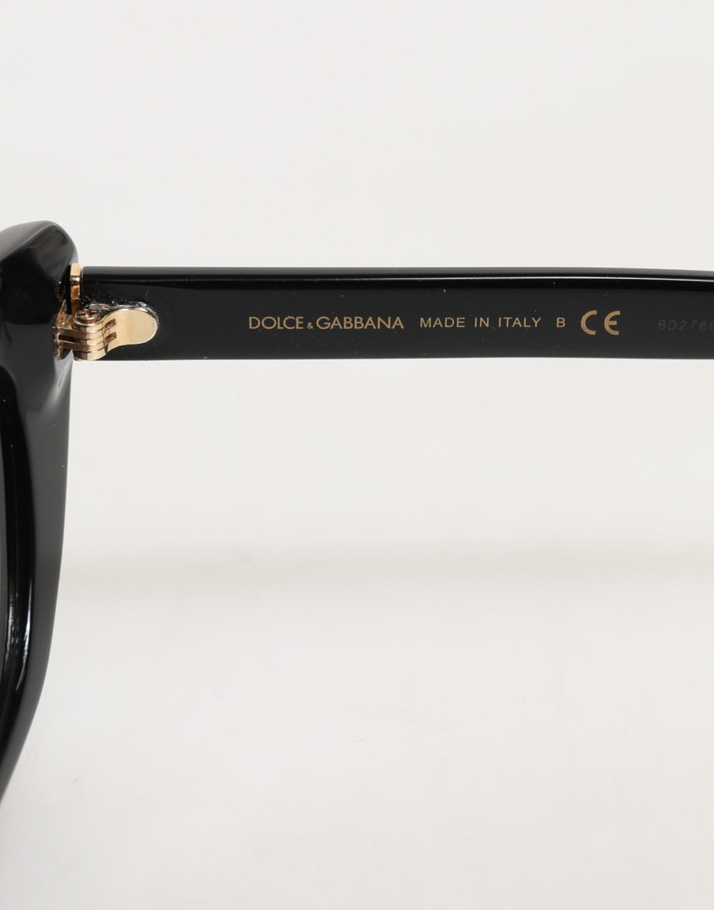 Dolce & Gabbana Schwarze Re-Edition DNA Cat-Eye Sonnenbrille
