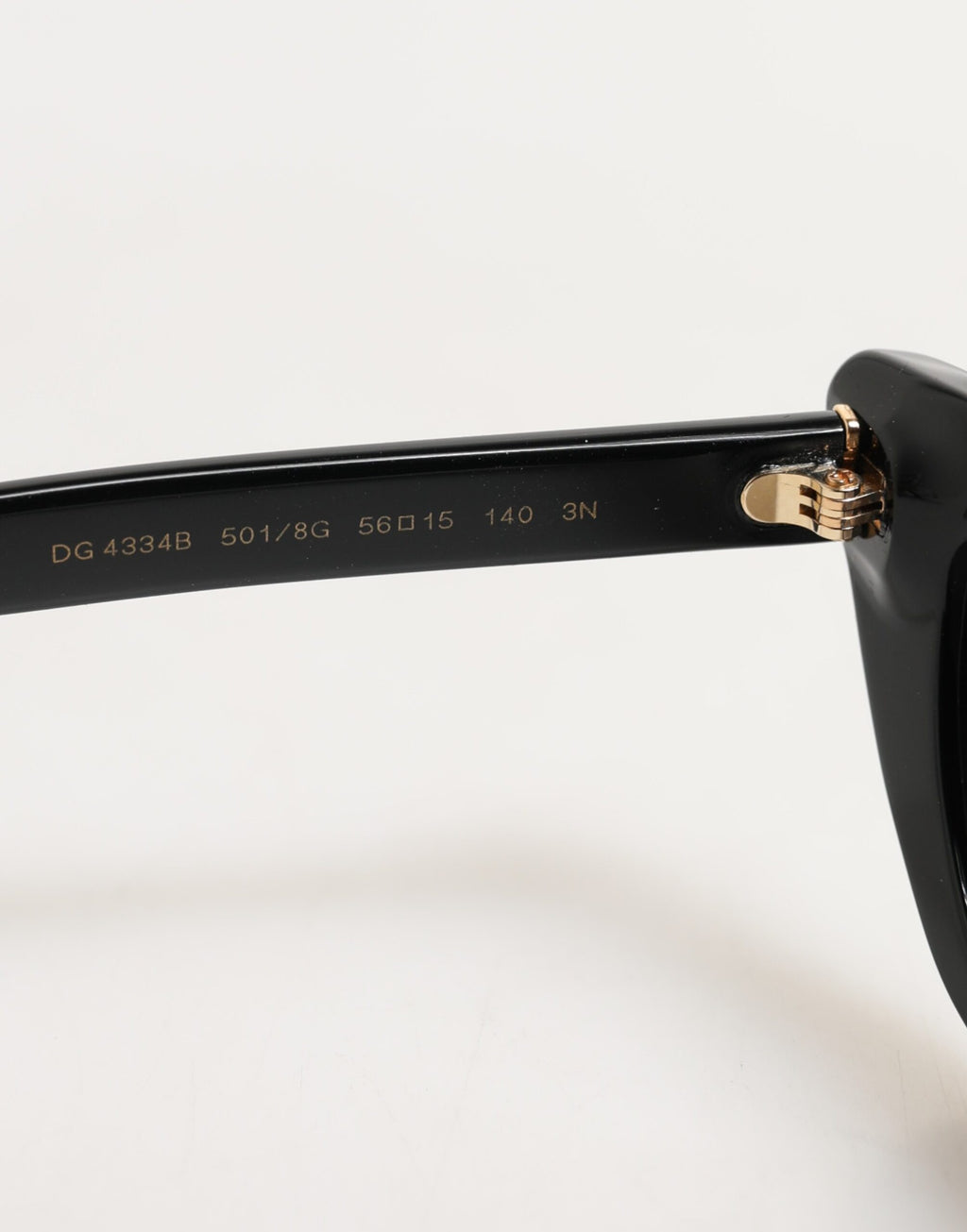 Dolce & Gabbana Schwarze Re-Edition DNA Cat-Eye Sonnenbrille