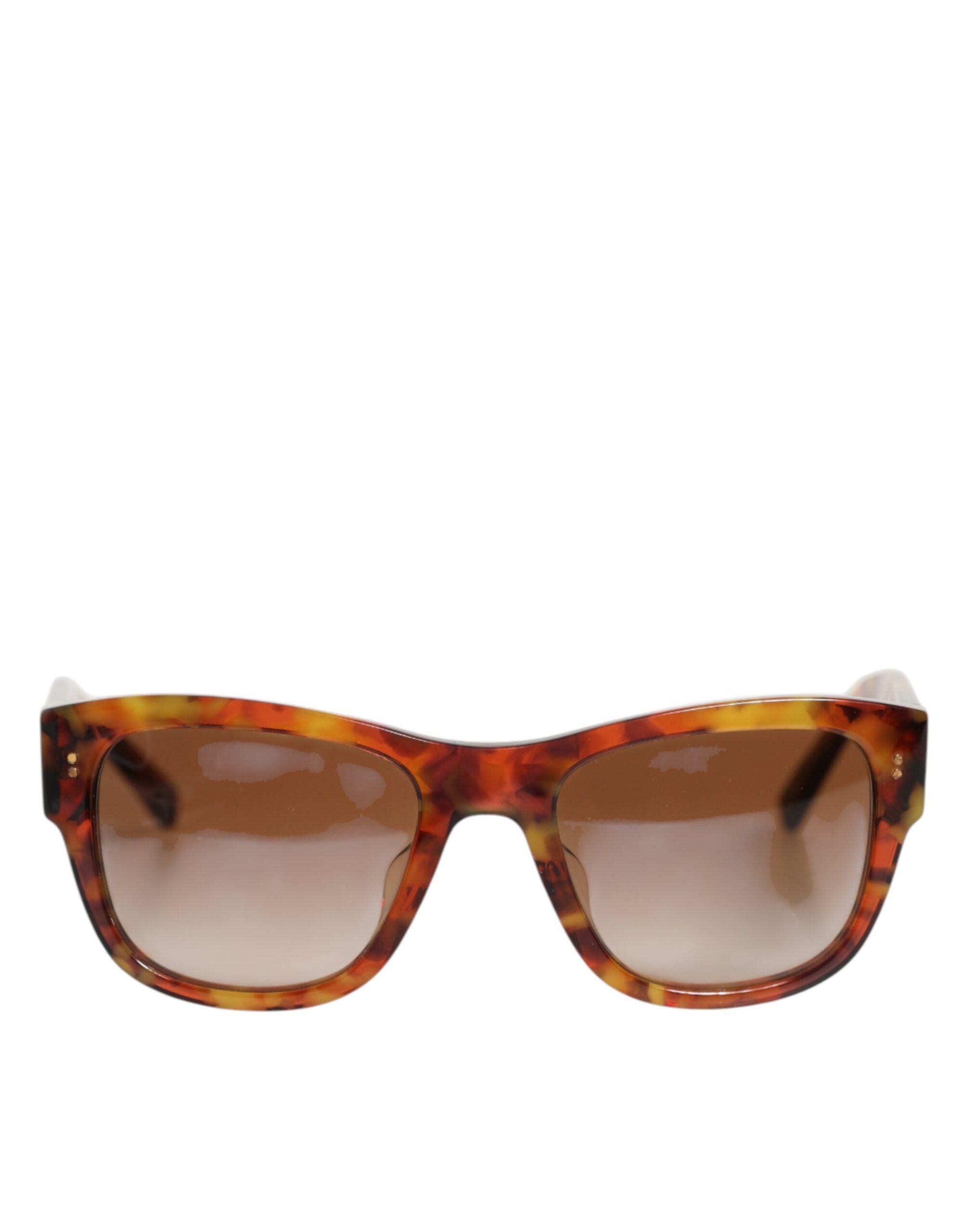 Dolce & Gabbana DG4338F Havana-Braun Vollrand-Sonnenbrille mit runden Gläsern