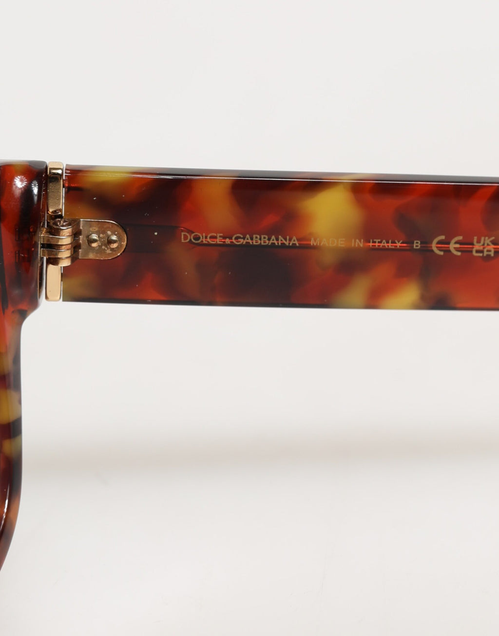 Dolce & Gabbana DG4338F Bruin Havana Volledig Omrande Ronde Glazen Zonnebril