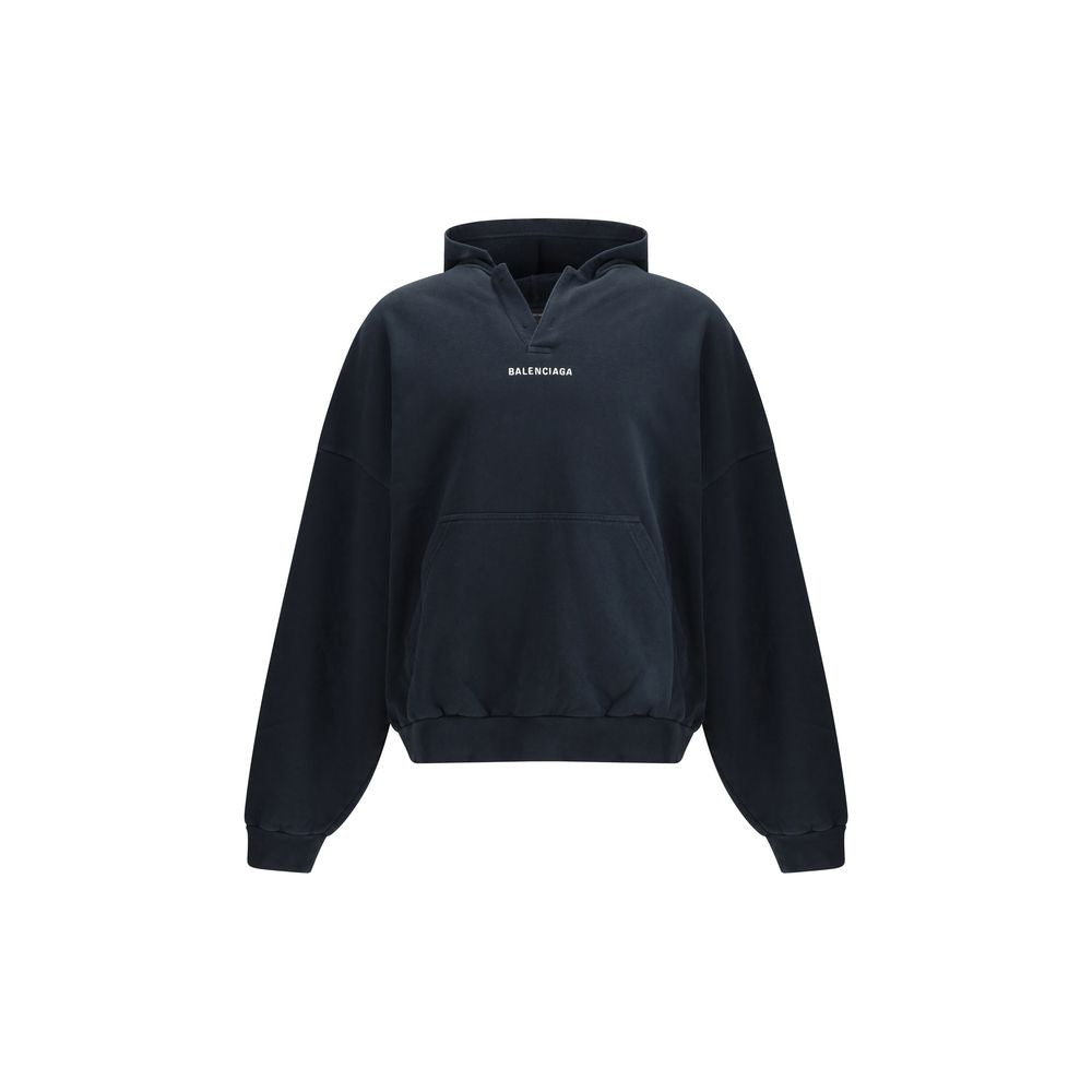 Balenciaga Schwarzer Baumwoll-Sweatshirt