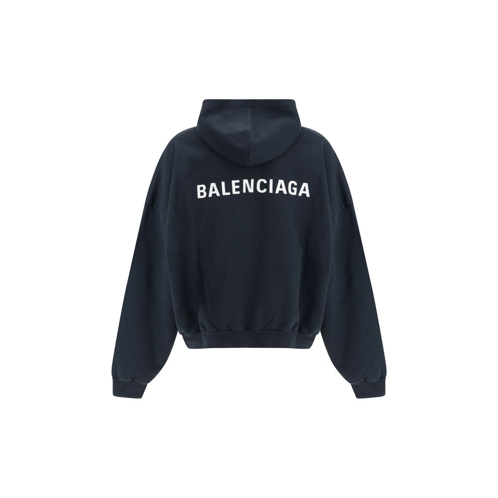 Balenciaga Schwarzer Baumwoll-Sweatshirt