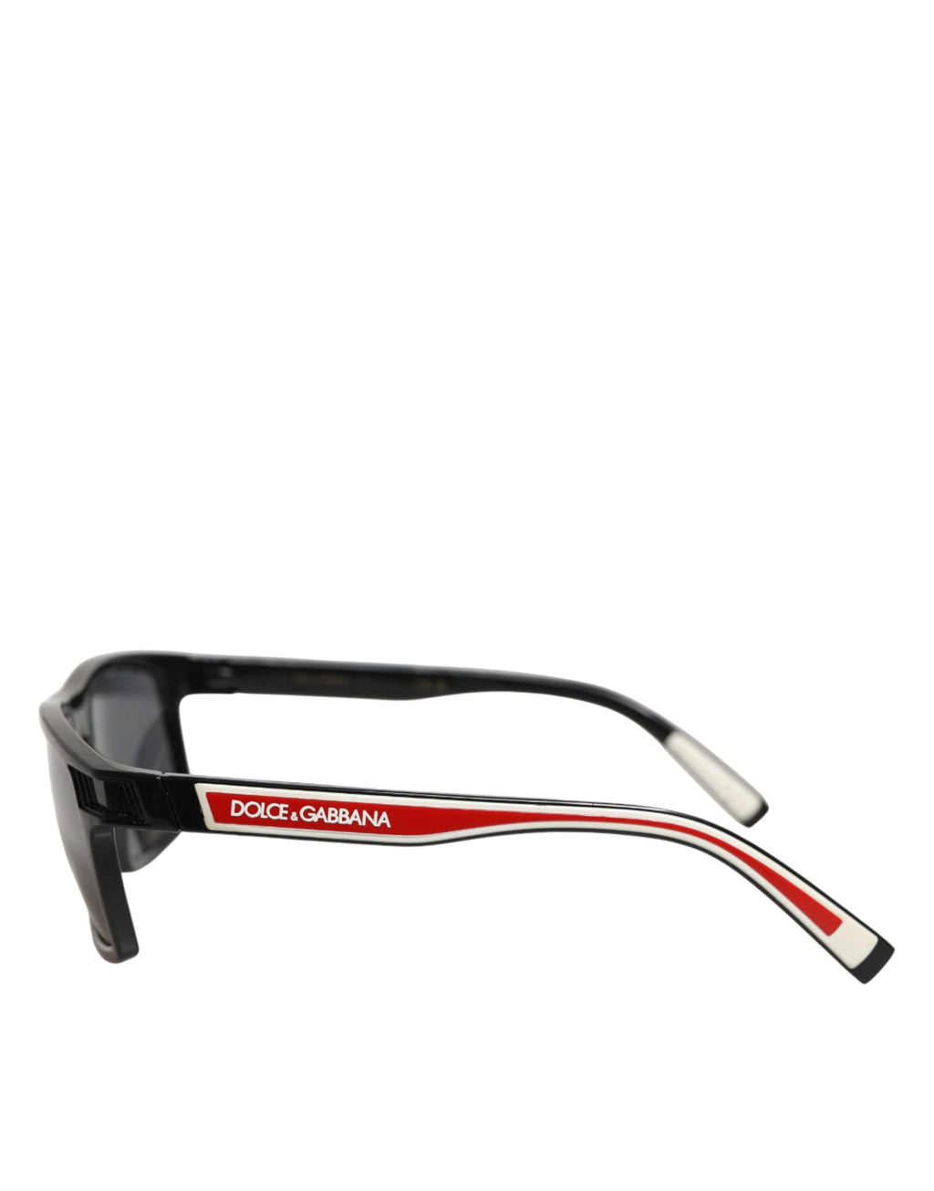 Dolce & Gabbana DG6160 Quadratische Schwarze Polyamid-Sport-Logo-Sonnenbrille