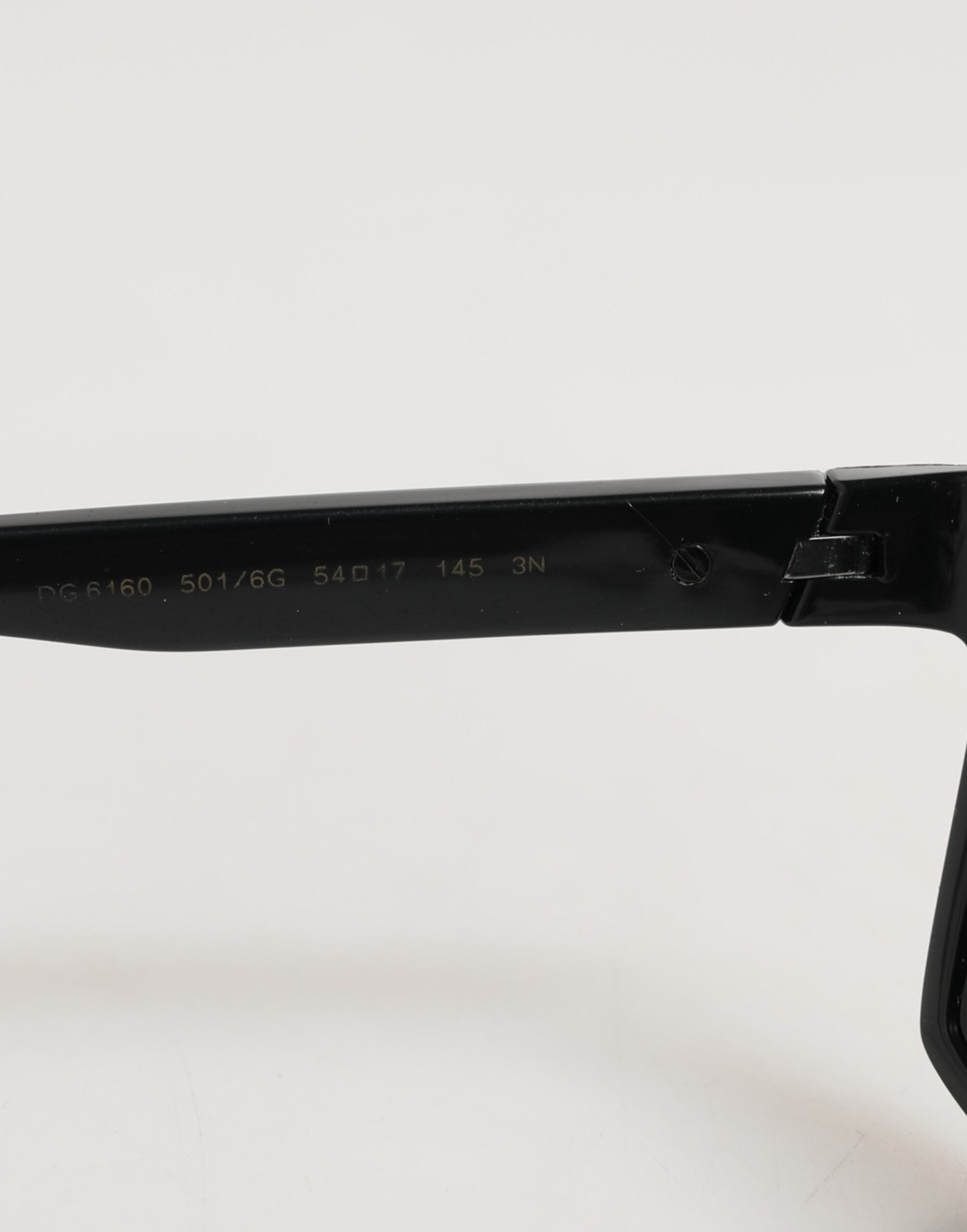 Dolce & Gabbana DG6160 Quadratische Schwarze Polyamid-Sport-Logo-Sonnenbrille