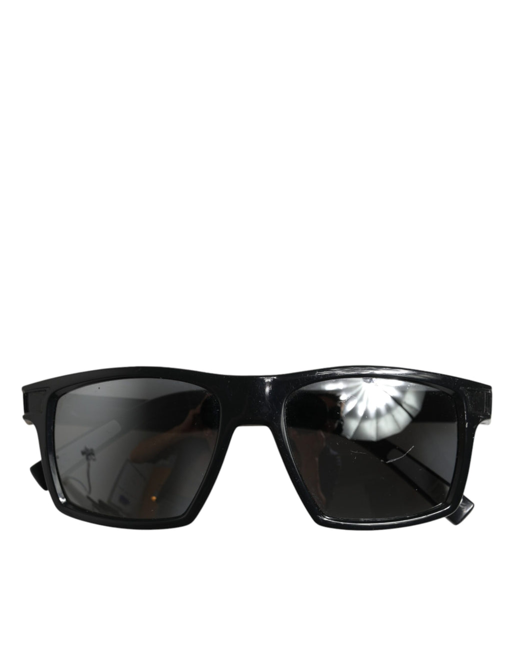 Dolce & Gabbana DG6160 Quadratische Schwarze Polyamid-Sport-Logo-Sonnenbrille