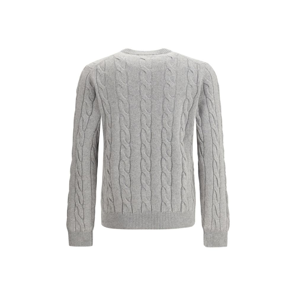 Aragona Cashmere Grauer Kaschmir-Sweatshirt