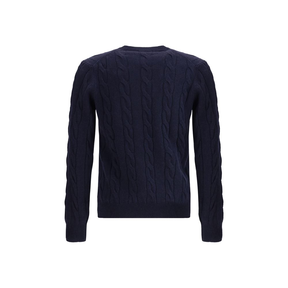 Aragona Cashmere Blauer Kaschmirpullover