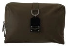 Dolce & Gabbana Grüne Nylon-Logo-Clutch Herren Tasche Crossbody Schultertasche
