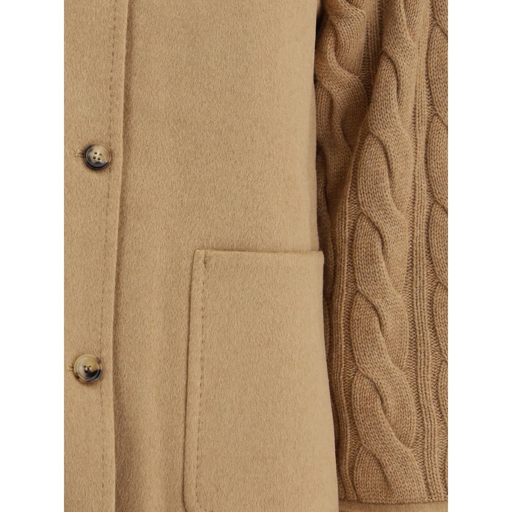 Max Mara Beiger Wollmantel