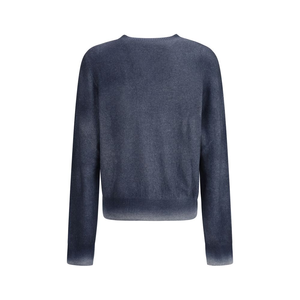Aragona Cashmere Blauer Kaschmir-Pullover