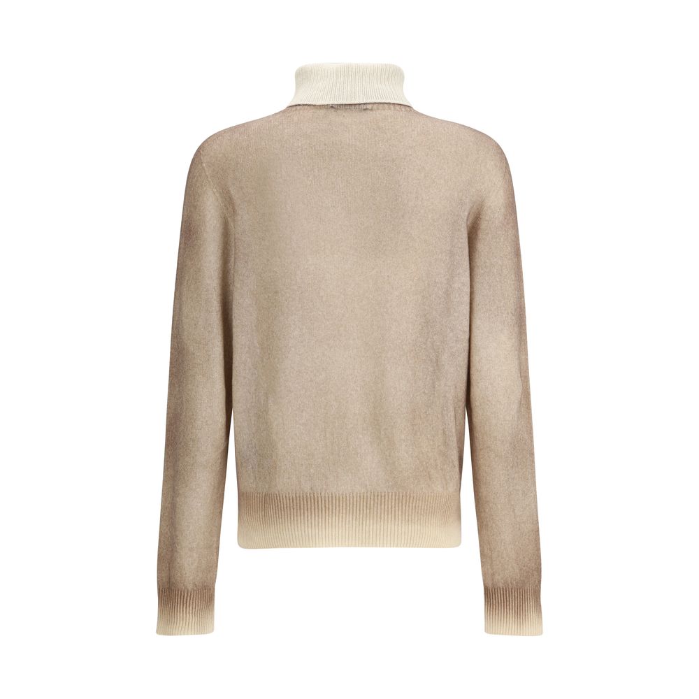 Aragona Cashmere Brauner Kaschmir-Rollkragenpullover