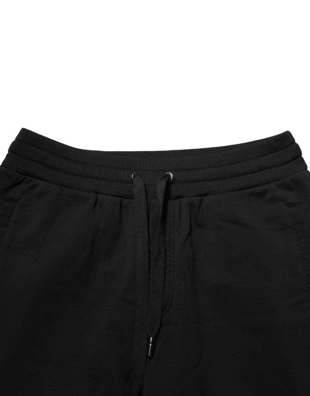 Dolce & Gabbana Schwarze Jogginghose mit DG-Logo aus Baumwolle