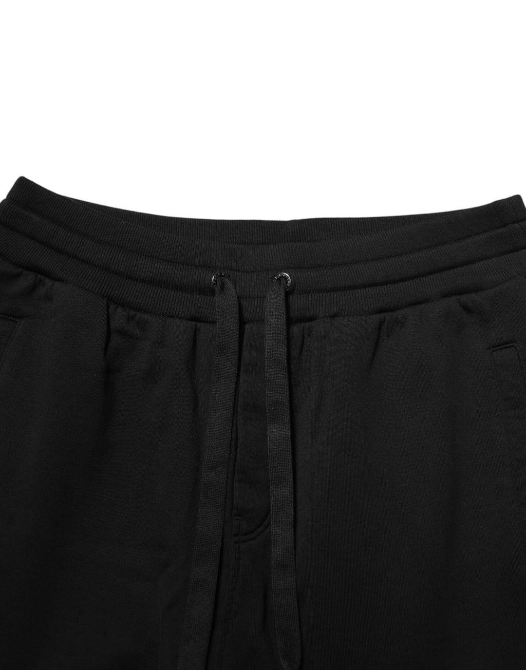 Dolce & Gabbana Schwarze Jogginghose mit DG-Logo aus Baumwolle