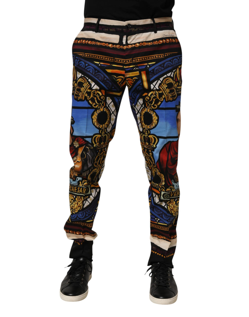 Dolce & Gabbana Hose mit Julius-Caesar-Print in Multicolor