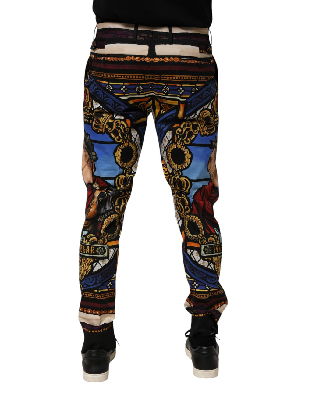 Dolce & Gabbana Hose mit Julius-Caesar-Print in Multicolor