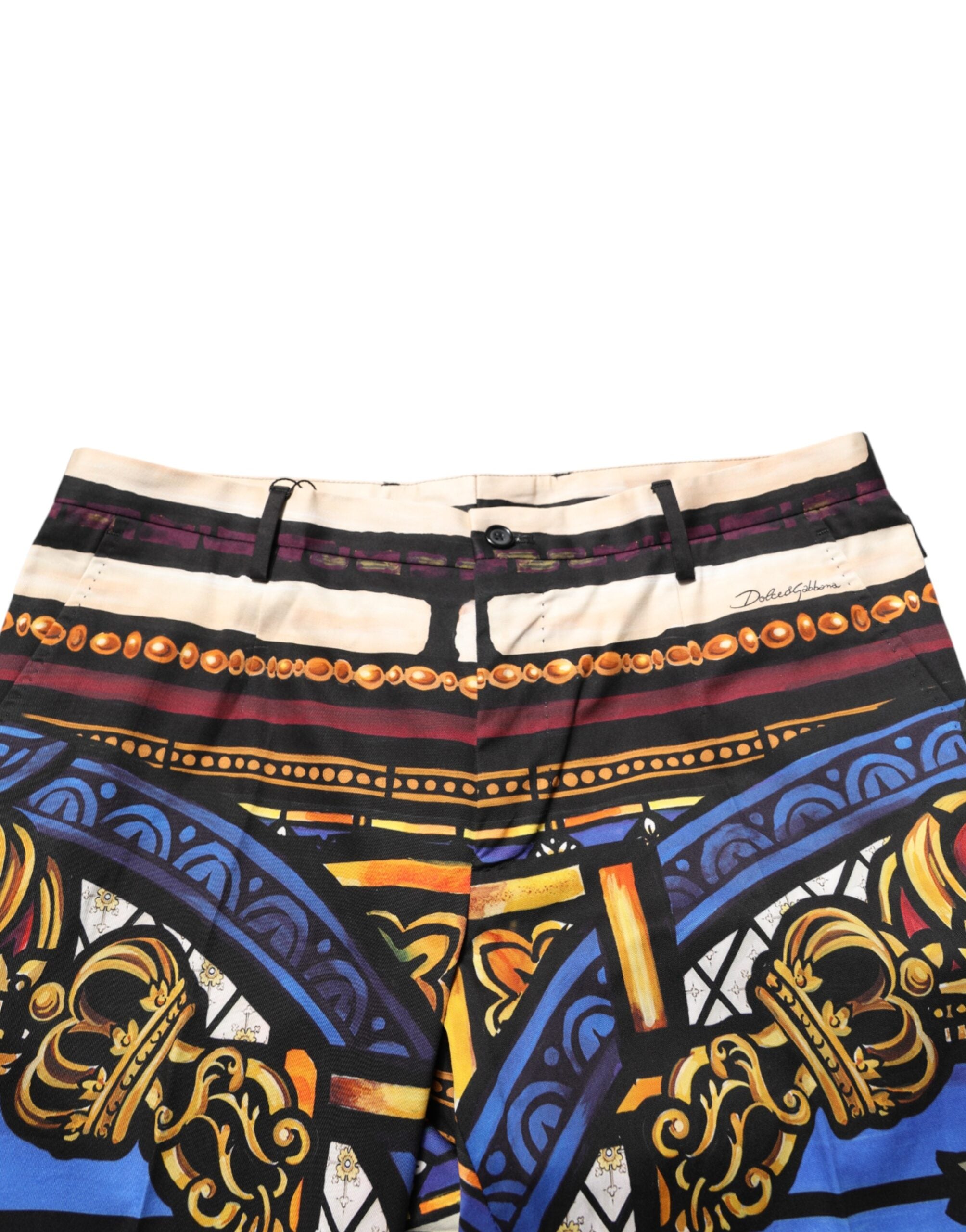 Dolce & Gabbana Hose mit Julius-Caesar-Print in Multicolor