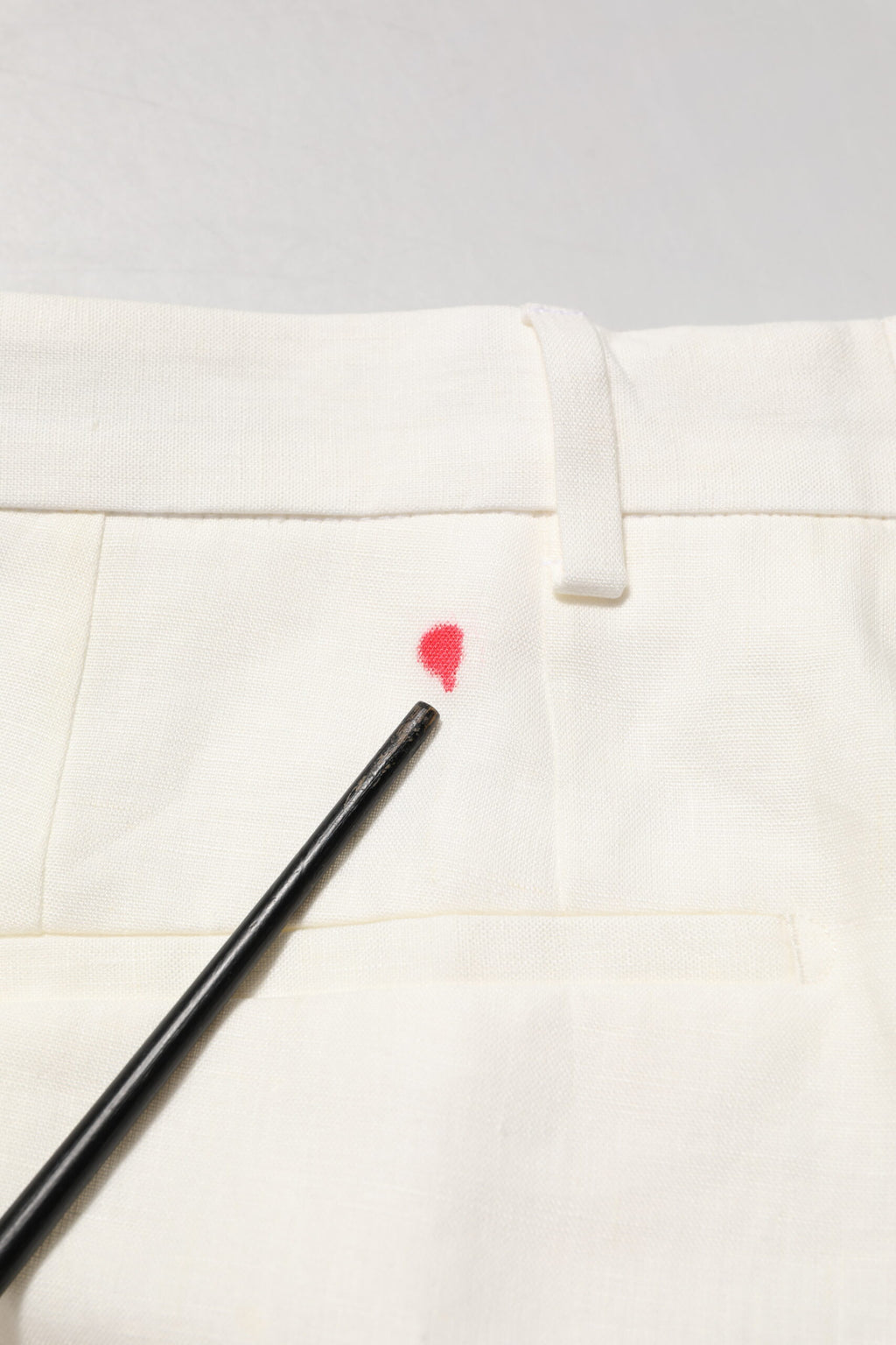 Dolce & Gabbana Weiße Leinen-Anzugshose für Herren