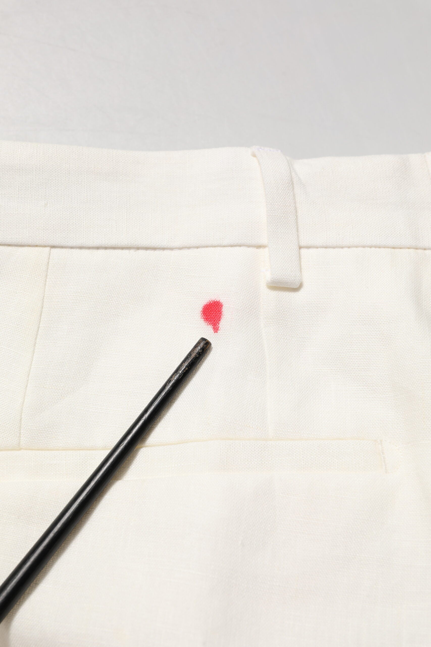 Dolce & Gabbana Weiße Leinen-Anzugshose für Herren