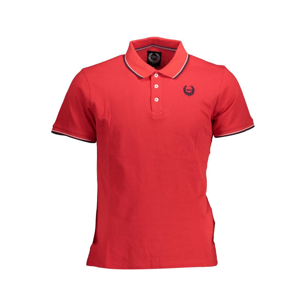Gianmarco Venturi Baumwoll-Poloshirt in Rot