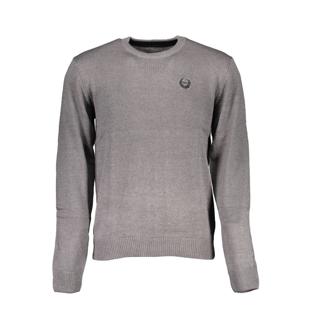 Gianmarco Venturi Grauer Baumwollpullover