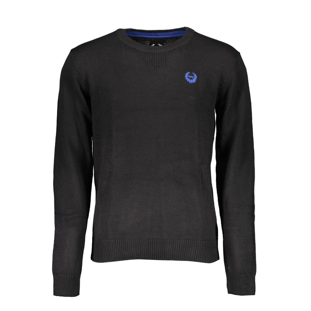Gianmarco Venturi Schwarzer Baumwoll-Pullover