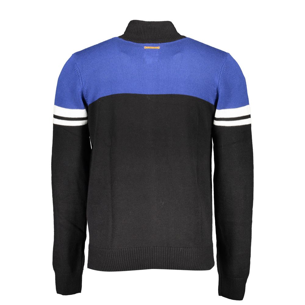 Gianmarco Venturi Schwarzer Baumwoll-Pullover
