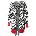 Gaelle Paris Bianco Acrylic Women Cardigan