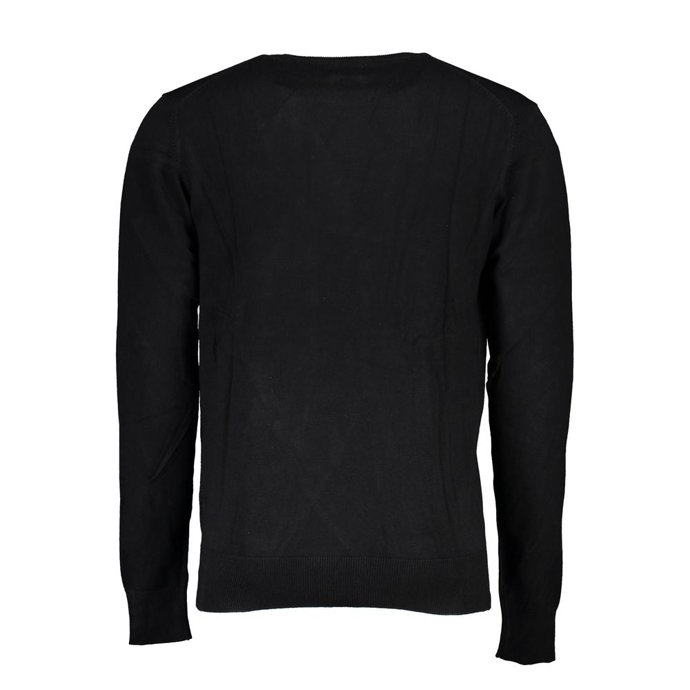 Gianmarco Venturi Schwarzer Viskose-Pullover