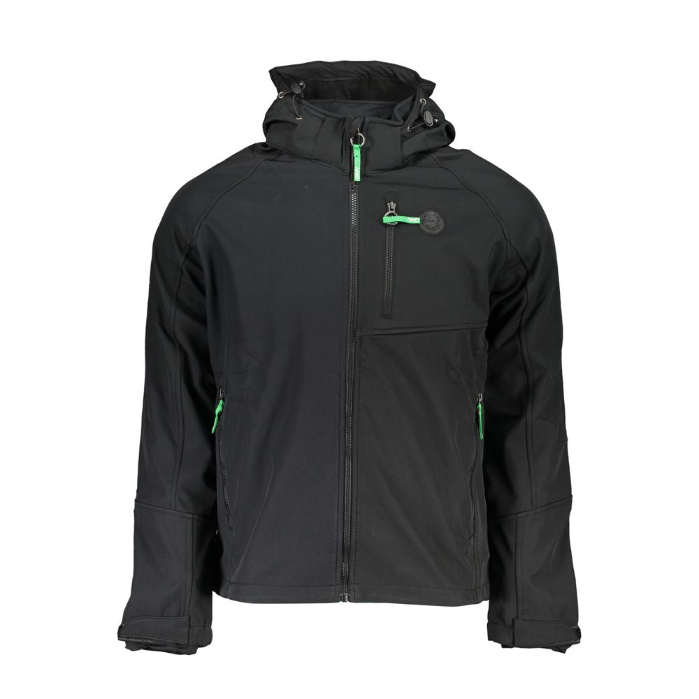 Gianmarco Venturi Schwarze Polyester-Jacken & Mantel