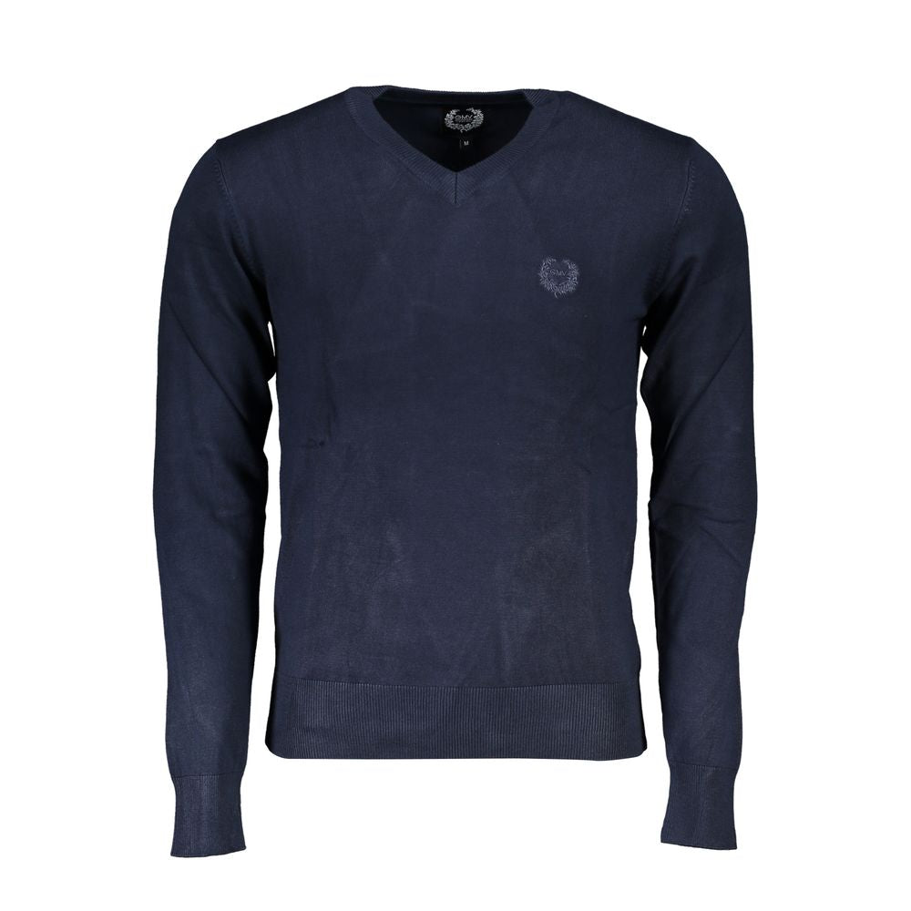Gianmarco Venturi Blauer Viskose-Pullover