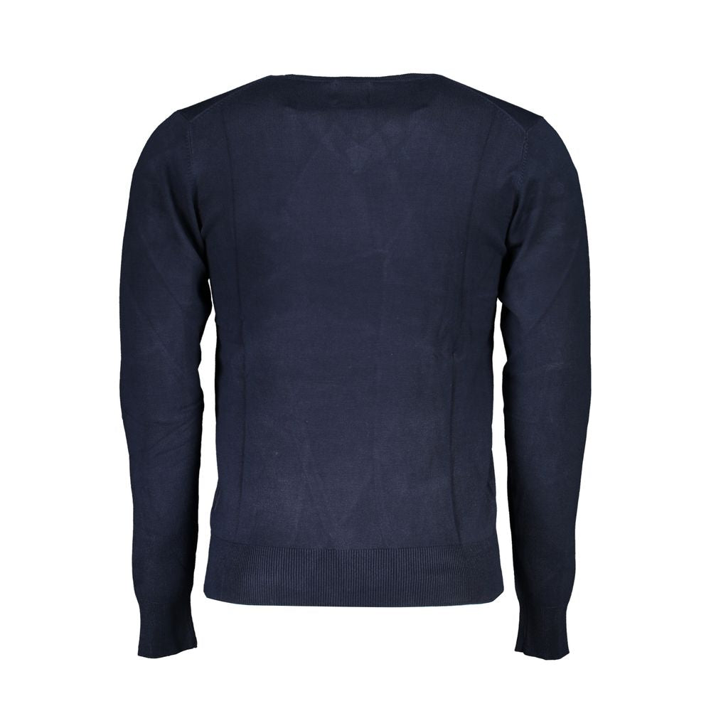 Gianmarco Venturi Blauer Viskose-Pullover