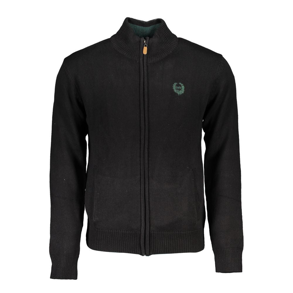 Gianmarco Venturi Schwarzer Baumwoll-Pullover