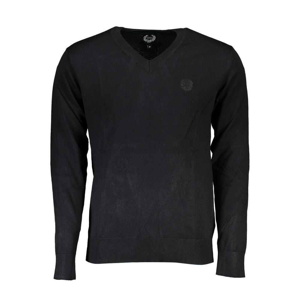 Gianmarco Venturi Schwarzer Viskose-Pullover