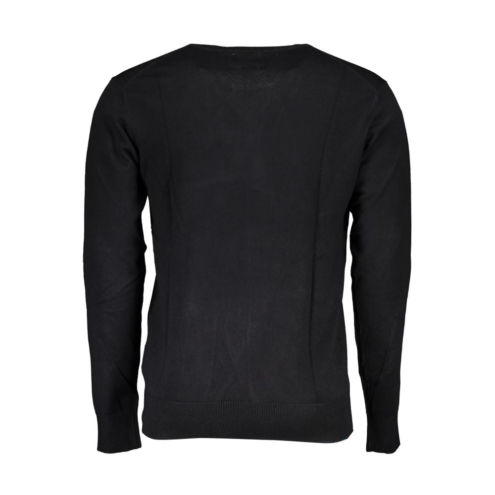 Gianmarco Venturi Schwarzer Viskose-Pullover