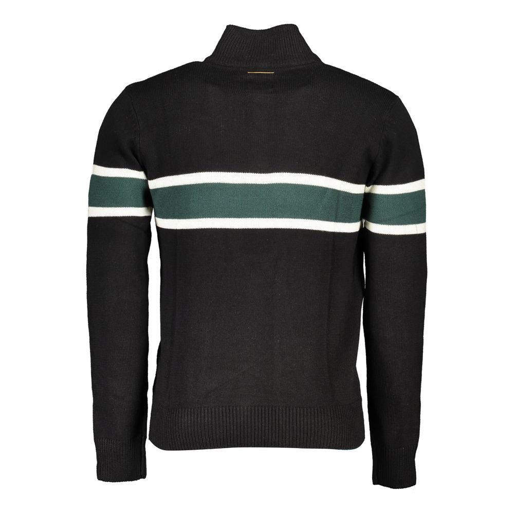 Gianmarco Venturi Schwarzer Baumwoll-Pullover