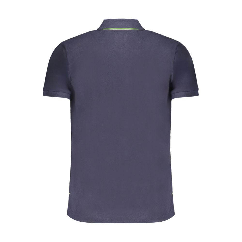 Gianmarco Venturi Blaues Poloshirt aus Baumwolle