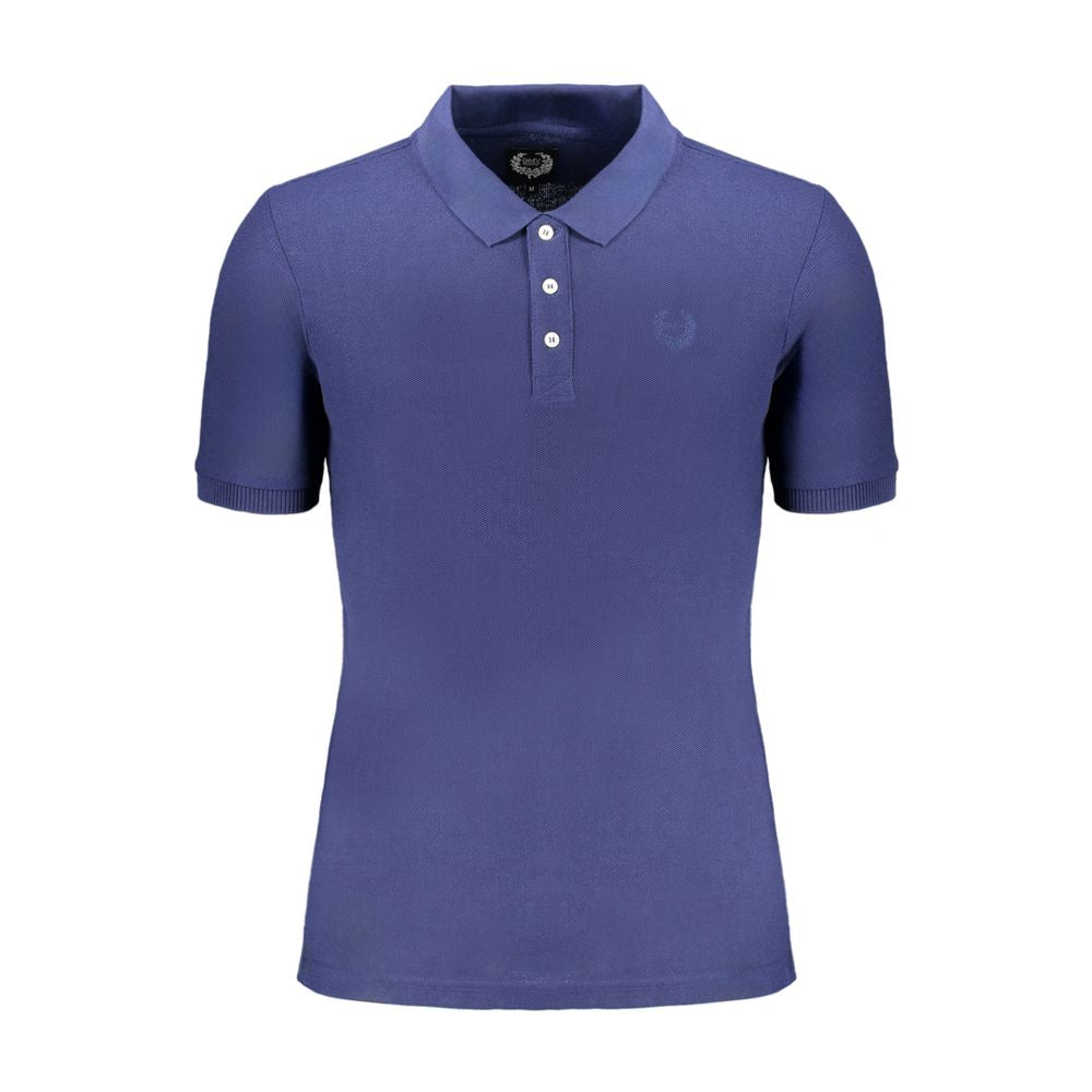 Gianmarco Venturi Baumwoll-Poloshirt in Blau