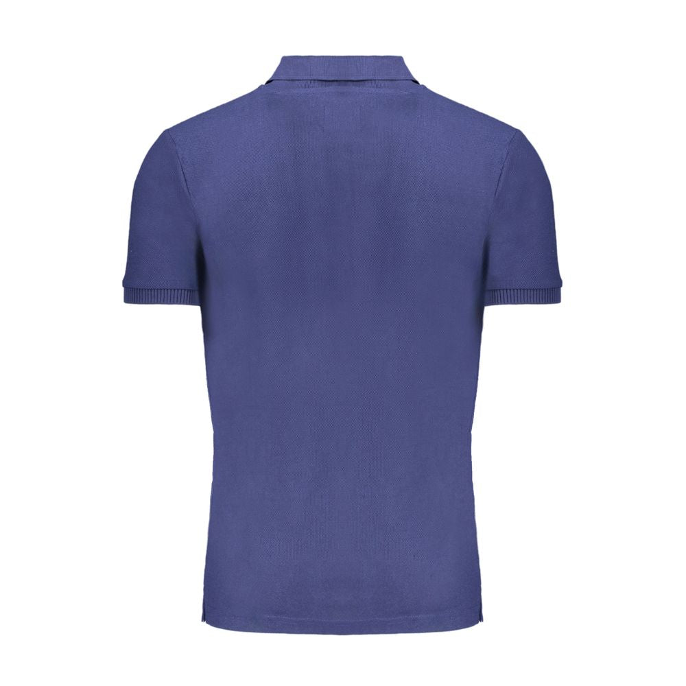 Gianmarco Venturi Baumwoll-Poloshirt in Blau