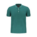 Gianmarco Venturi Grünes Poloshirt aus Baumwolle