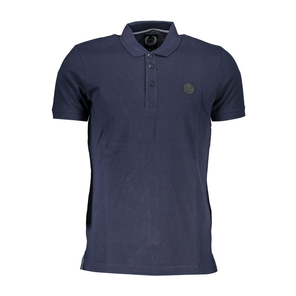 Gianmarco Venturi Baumwoll-Poloshirt in Blau