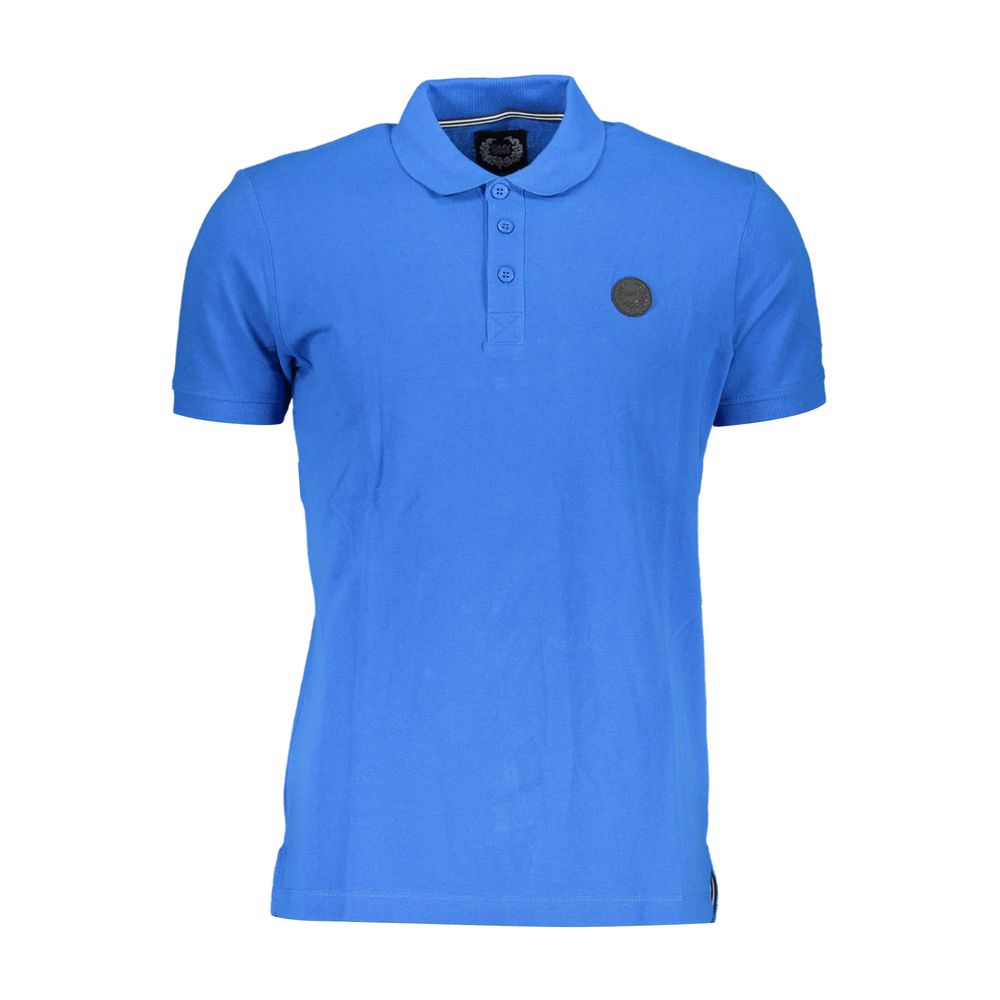 Gianmarco Venturi Baumwoll-Poloshirt in Blau