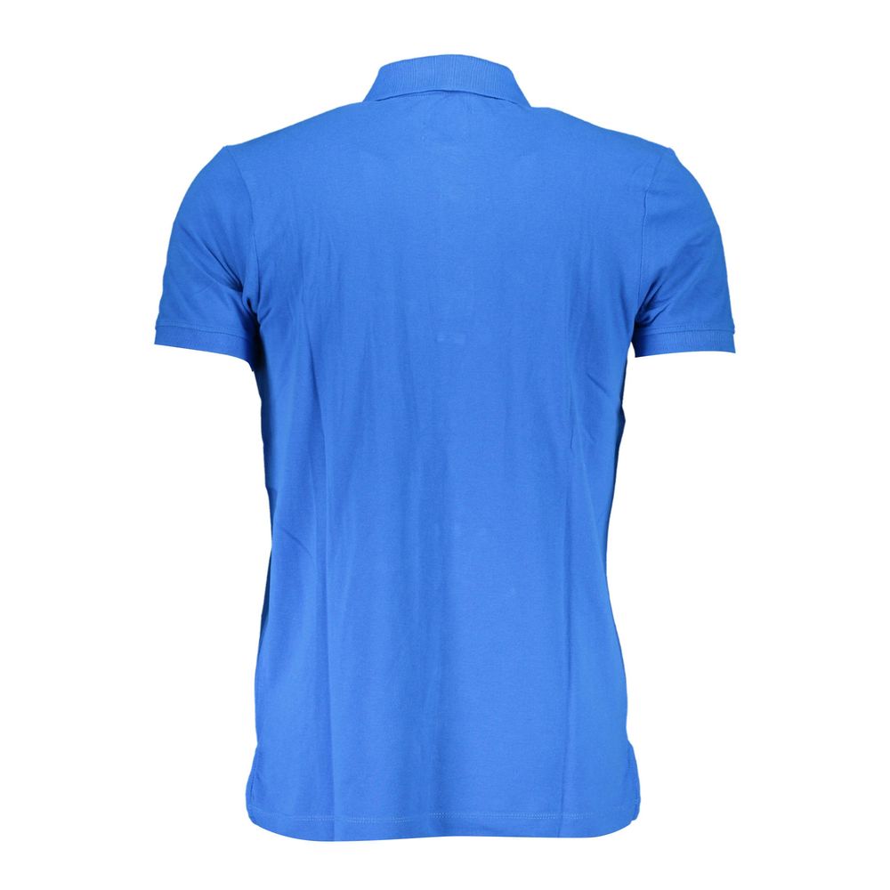 Gianmarco Venturi Baumwoll-Poloshirt in Blau