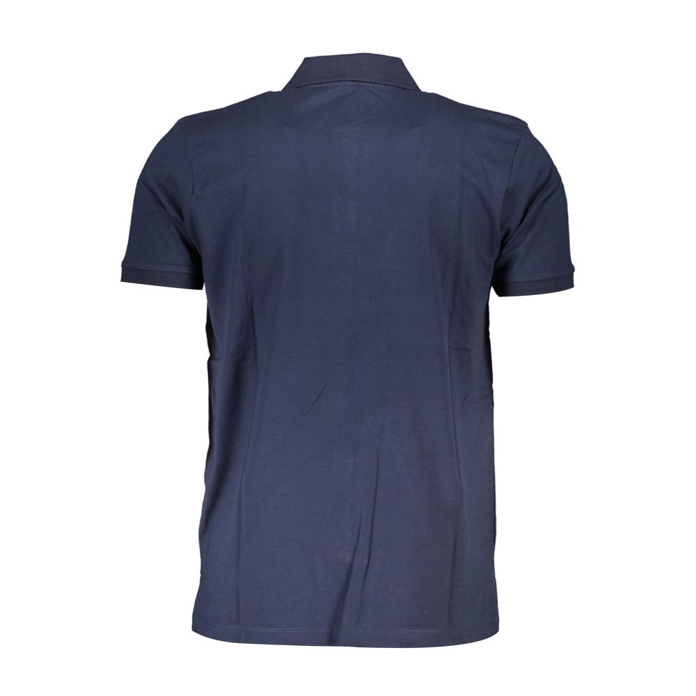 Gianmarco Venturi Baumwoll-Poloshirt in Blau