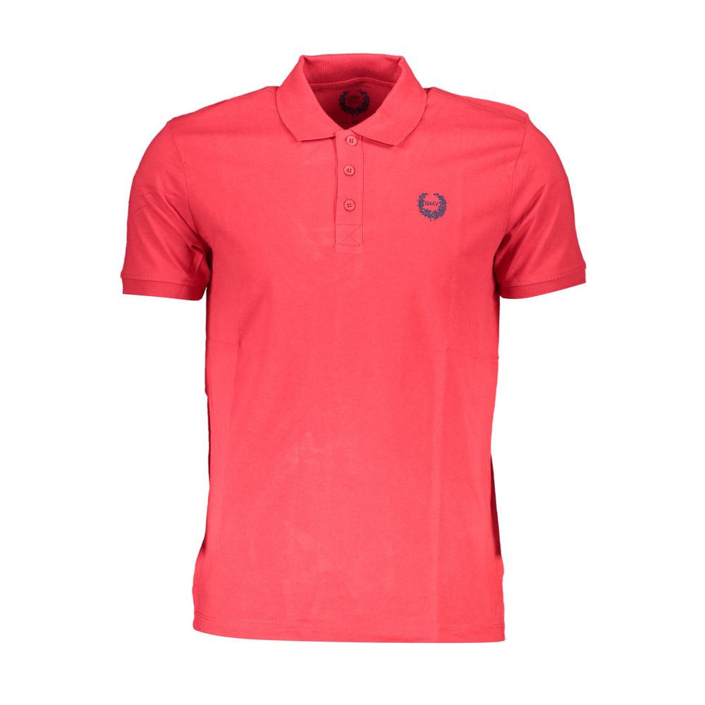Gianmarco Venturi Baumwoll-Poloshirt in Rot