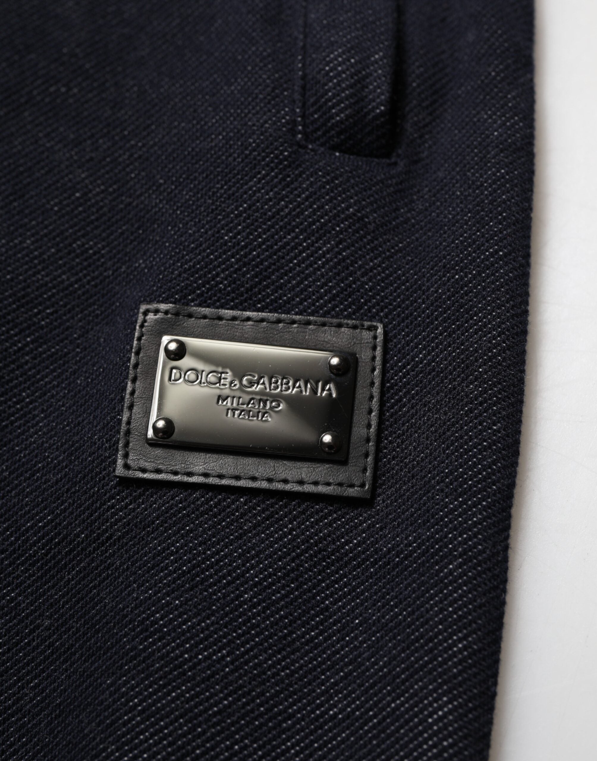 Dolce & Gabbana Schwarze Jogginghose aus Baumwollmischung mit Kordelzug