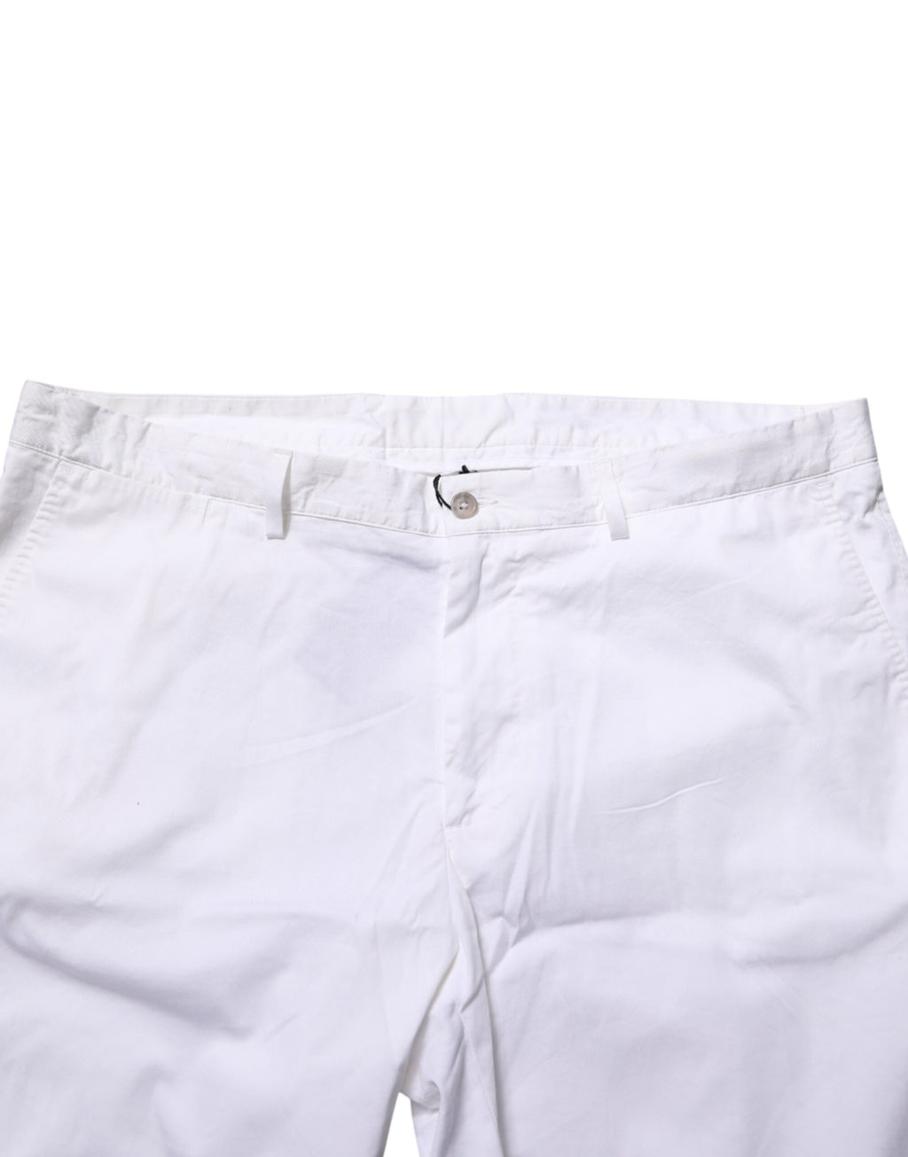Dolce & Gabbana Weiße Baumwoll-Stretch-Bermuda-Shorts für Herren
