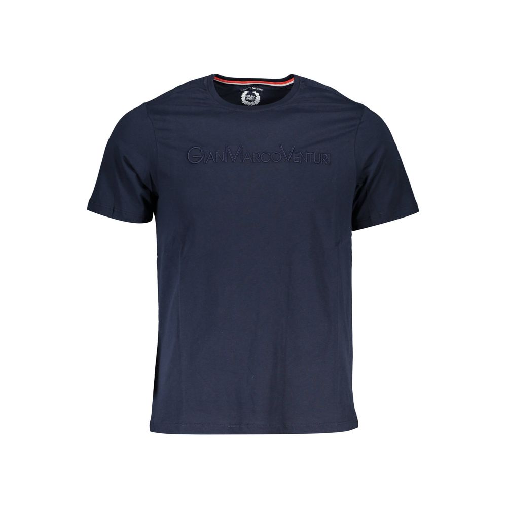 Gianmarco Venturi Baumwoll-T-Shirt in Blau