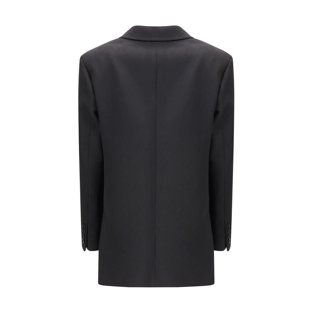 Max Mara Schwarzer Kamelhaarmantel